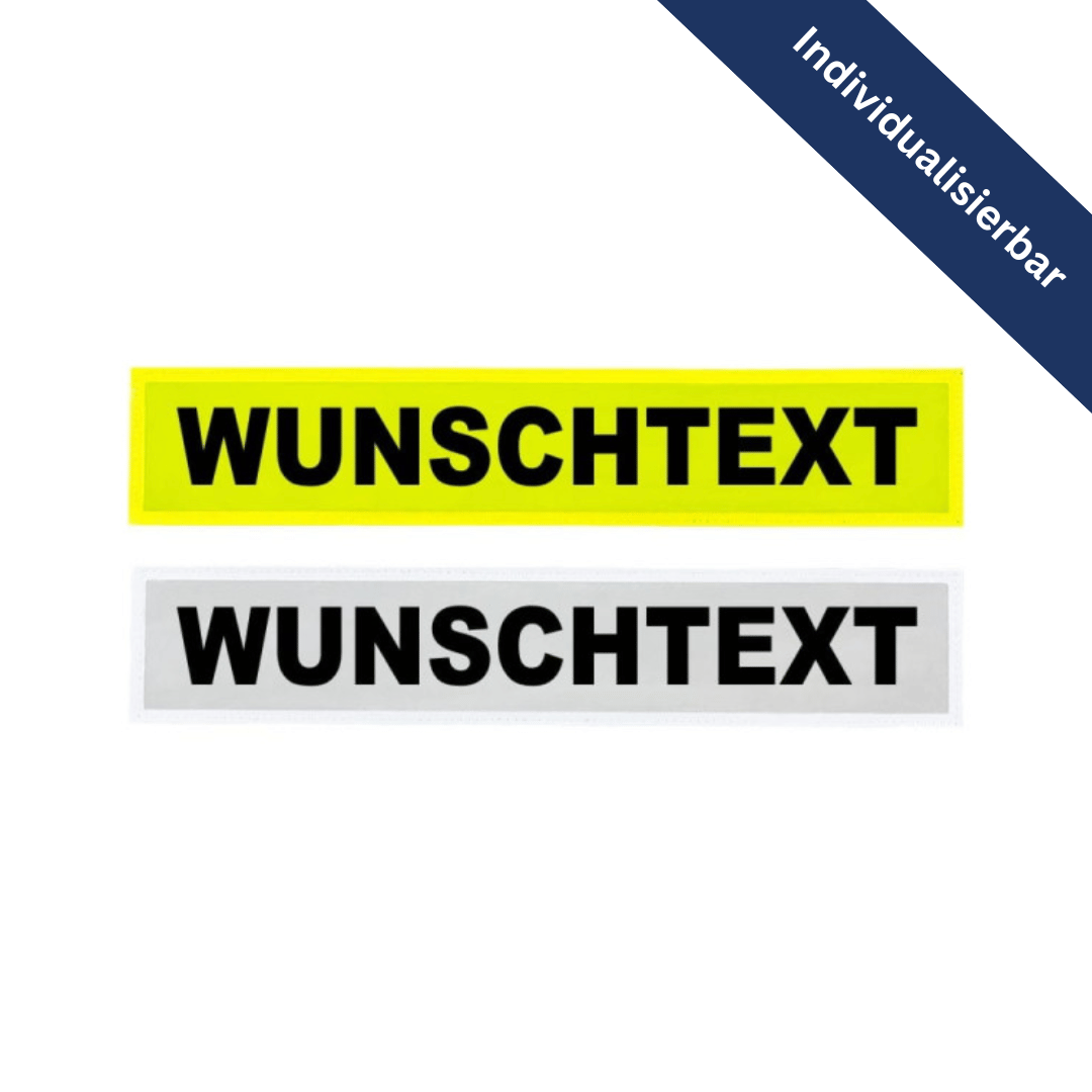 Rückenschild 42 x 8 cm - mit WUNSCHTEXT