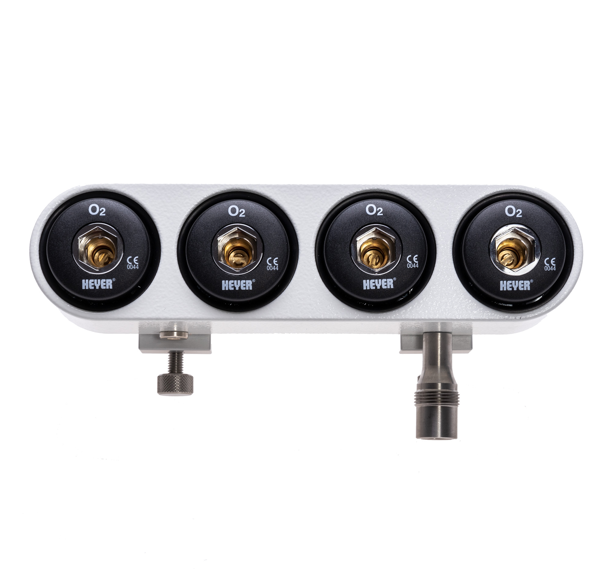 Entnahmeverteiler Box 4-fach O2 Schiene Neutral ZGA