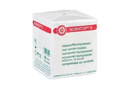 100 Stk Vlieskompressen 4-lagig NOBATOP 8 von Nobamed 10 cm x 20 cm - 854021