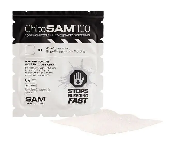 ChitoSAM®100 Kompresse, 10 x 10 cm