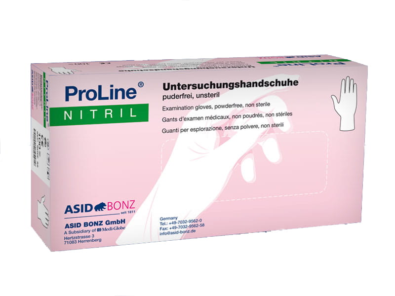 Untersuchungs-handschuhe PROLINE NITRIL blau