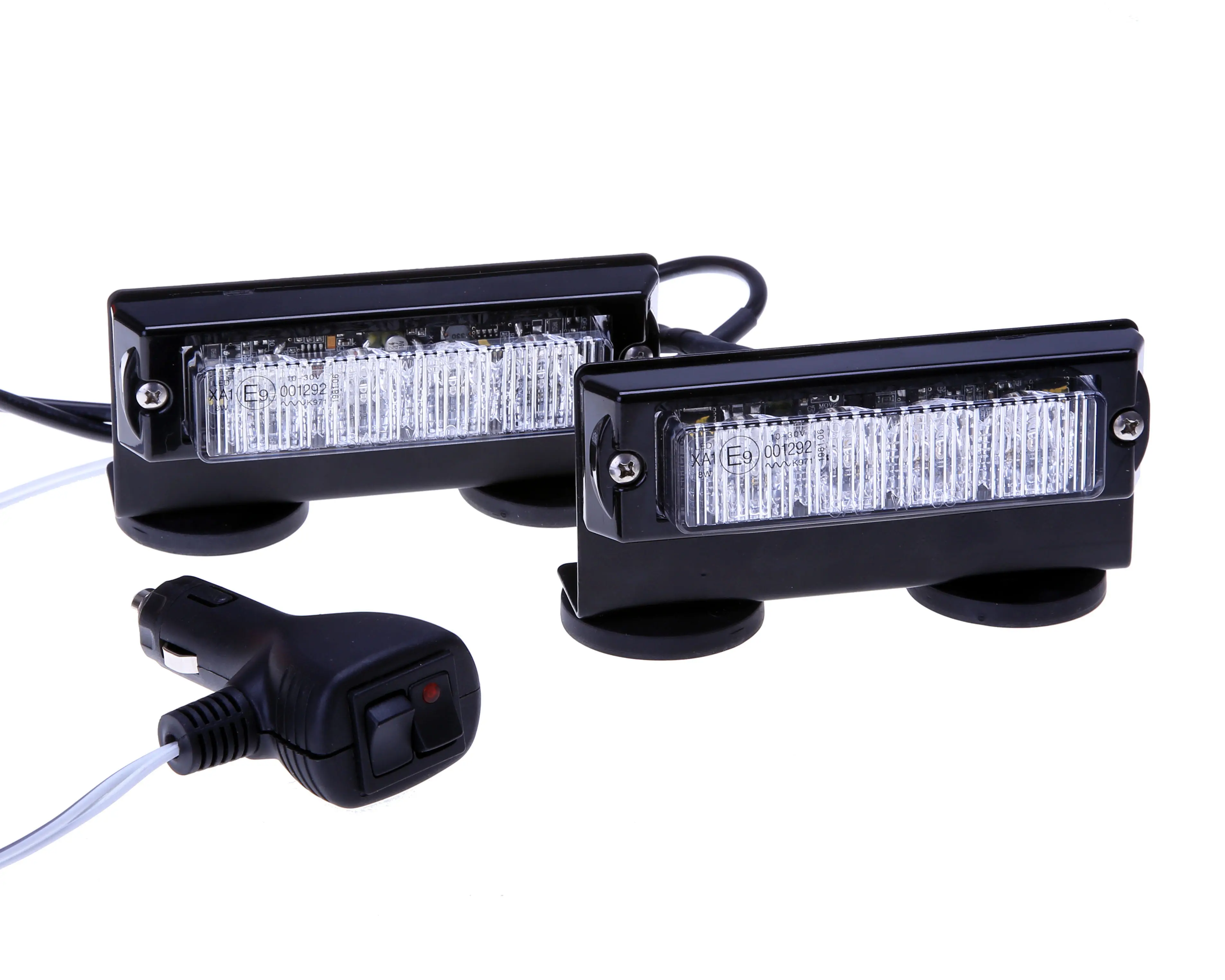3 LED Warnleuchte Notfall Frontblitzer Blitzlicht Strobe Licht