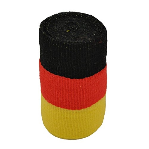 YPSIFIX color "WM Binde" - schwarz/rot/gold - 8cm x 4m - einzeln YPSIFIX color "WM Binde" - schwarz/rot/gold - 8cm x 4m - einzeln