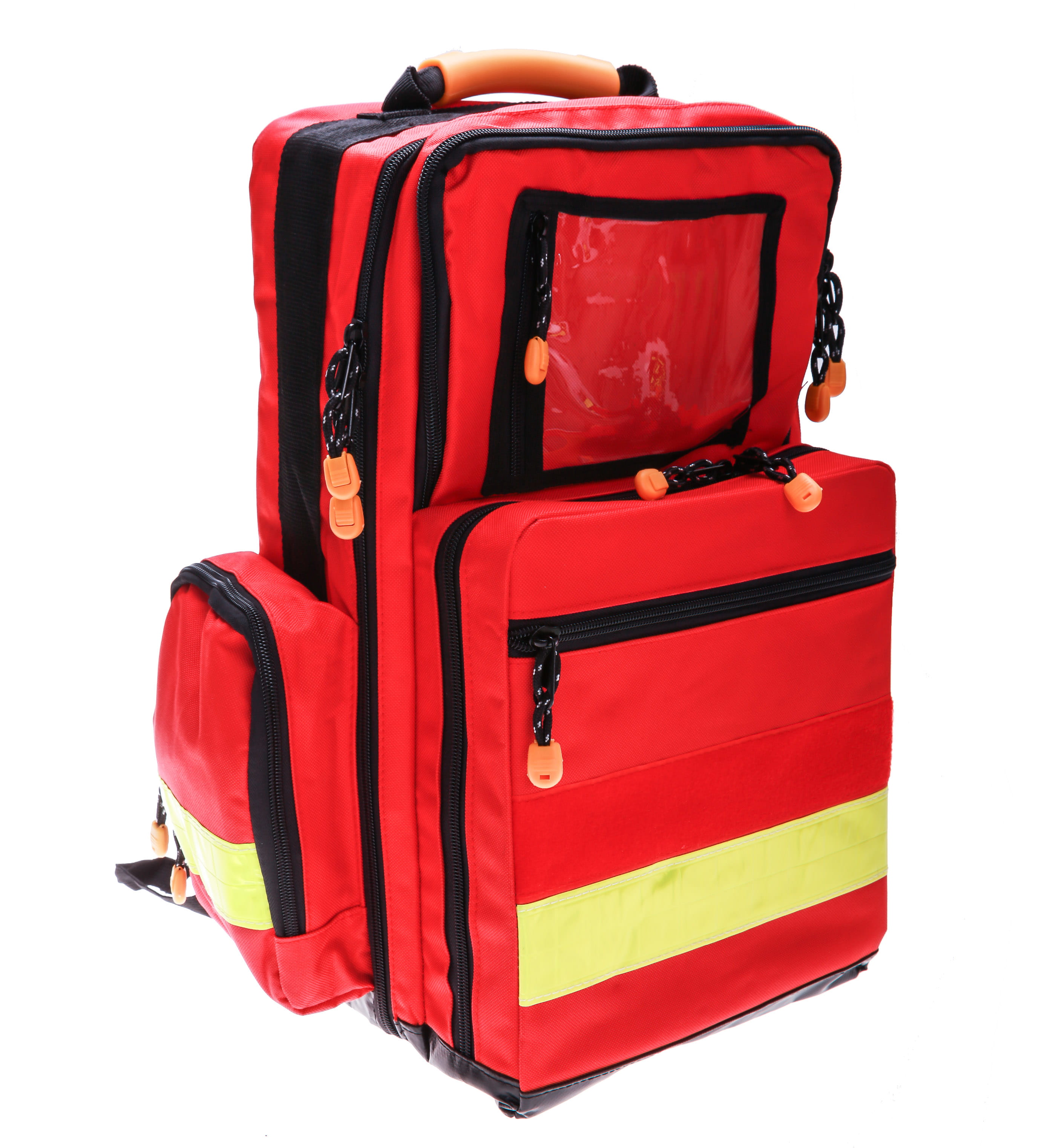 Notfallrucksack MBS Professional mit Füllung DIN 13160 Sanitätsdienst, Professional Medtex rot