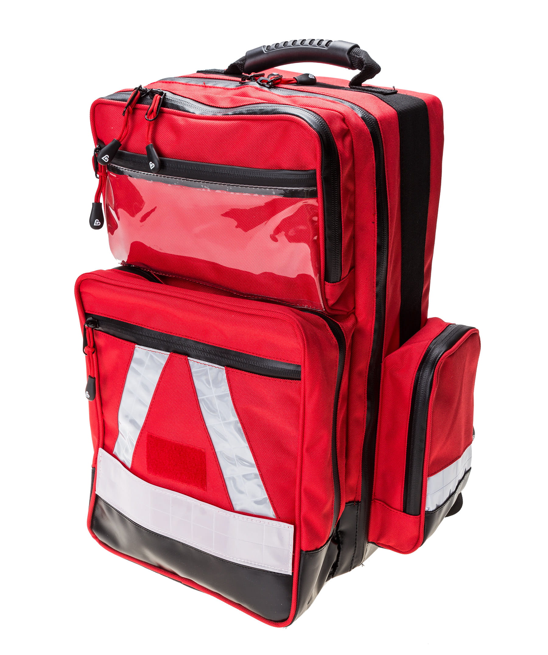 Notfallrucksack MBS Professional mit Füllung Professional Responder, Professional  PRO-X Medtex rot