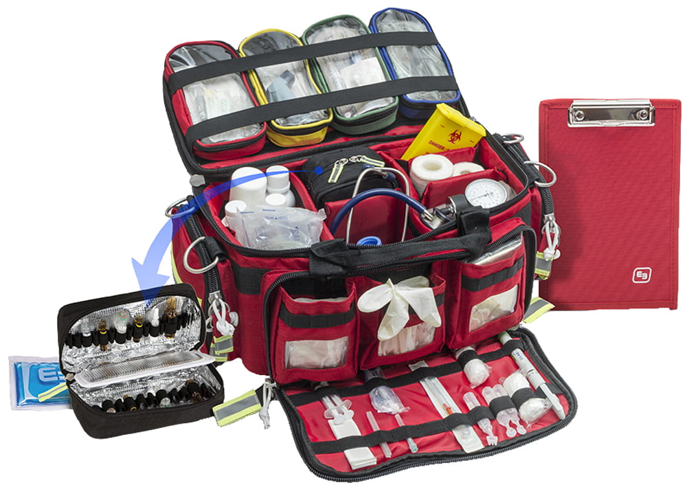 EXTREME’S Notfalltasche rot Nylon leer EXTREME’S Notfalltasche rot Nylon leer