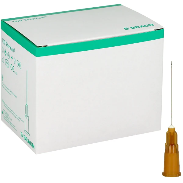 Sterican® Gr. 18, G 26 x 1" / ø 0,45 x 25 mm, braun, Pack = 100 Stück 