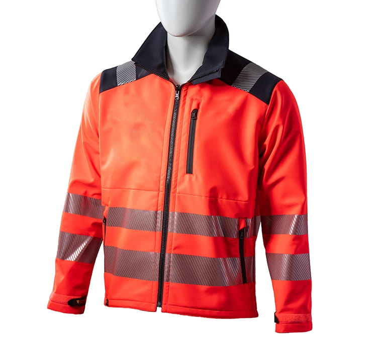 SUTURA® Softshelljacke VIPER tagesleuchtrot - Kl. 3 SUTURA® Softshelljacke VIPER tagesleuchtrot - Kl. 3