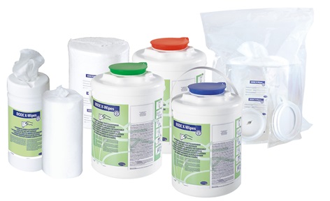 BODE X-Wipes Vliesrolle inkl. Spenderdeckel im Folienbeutel, Rolle a 90 Tücher