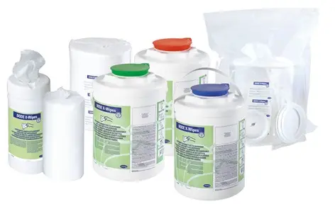 BODE X-Wipes Vliesrolle inkl. Spenderdeckel im Folienbeutel, Rolle a 90 Tücher