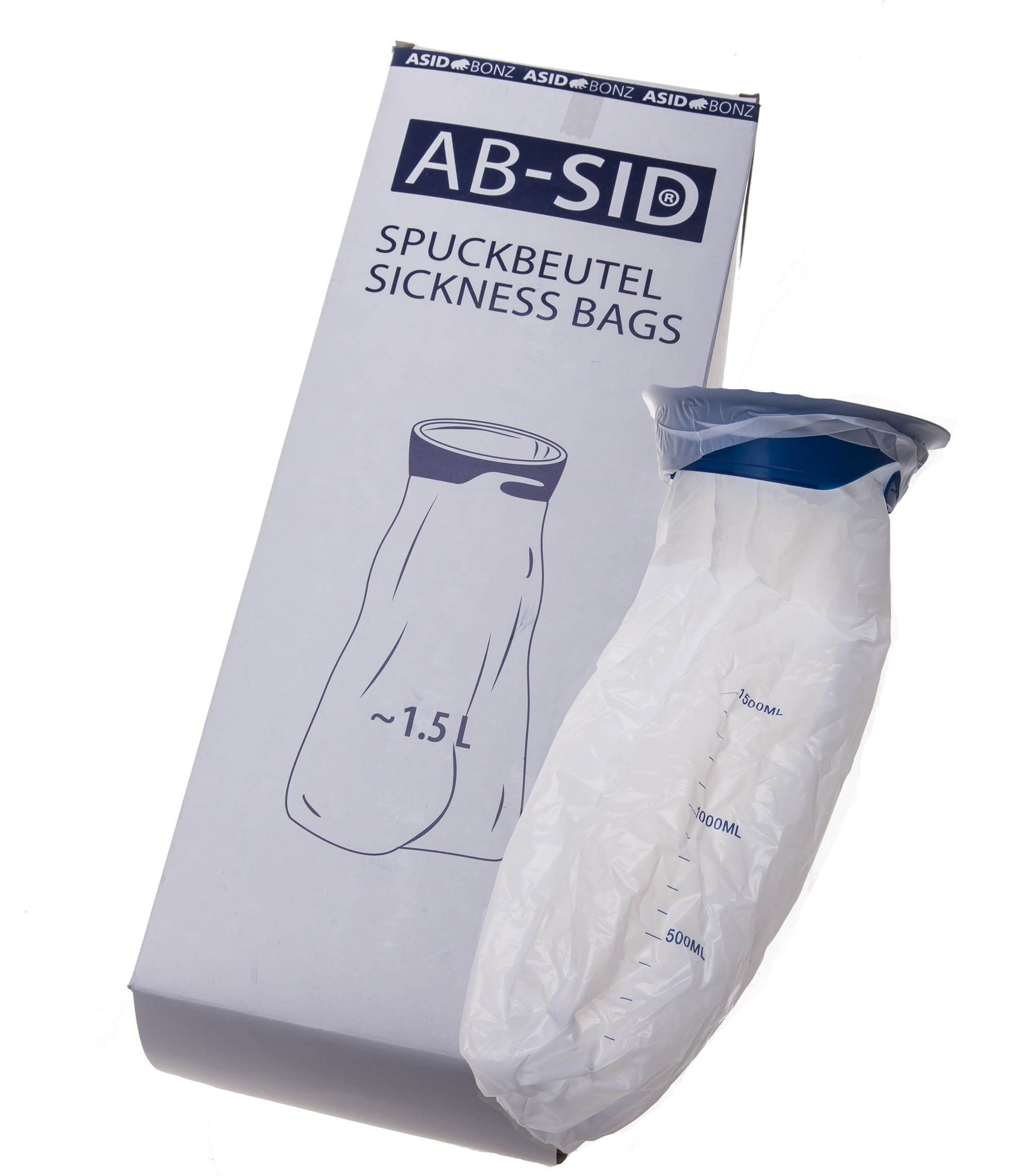 AB-SID® Spuckbeutel - Brechbeutel ➤ 50 Stk in einer VE