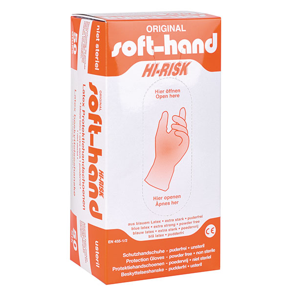 Softhand HIGH RISK Untersuchungshandschuhe 50 Stk / VE Softhand HIGH RISK Untersuchungshandschuhe 50 Stk / VE