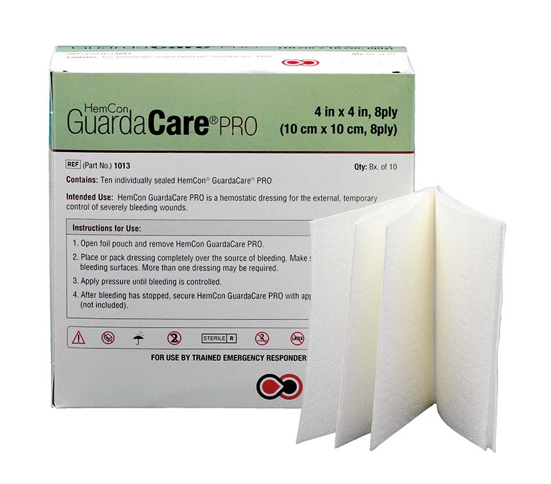 HemCon GuardaCare Pro 10x10 cm Hämo-Gauze