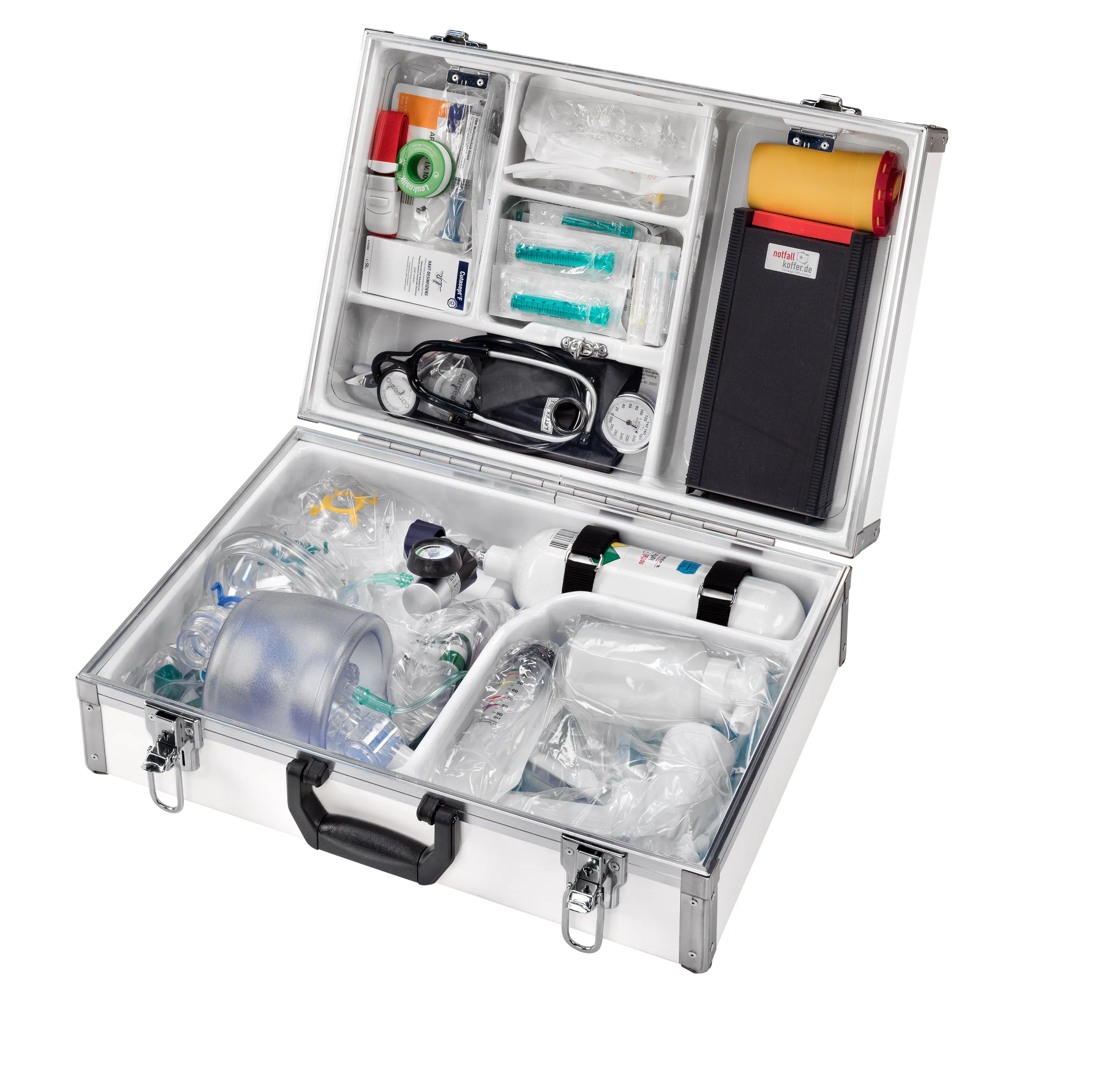 Notfallkoffer Arztpraxis / Facharztpraxis mit Inhalt nach DIN