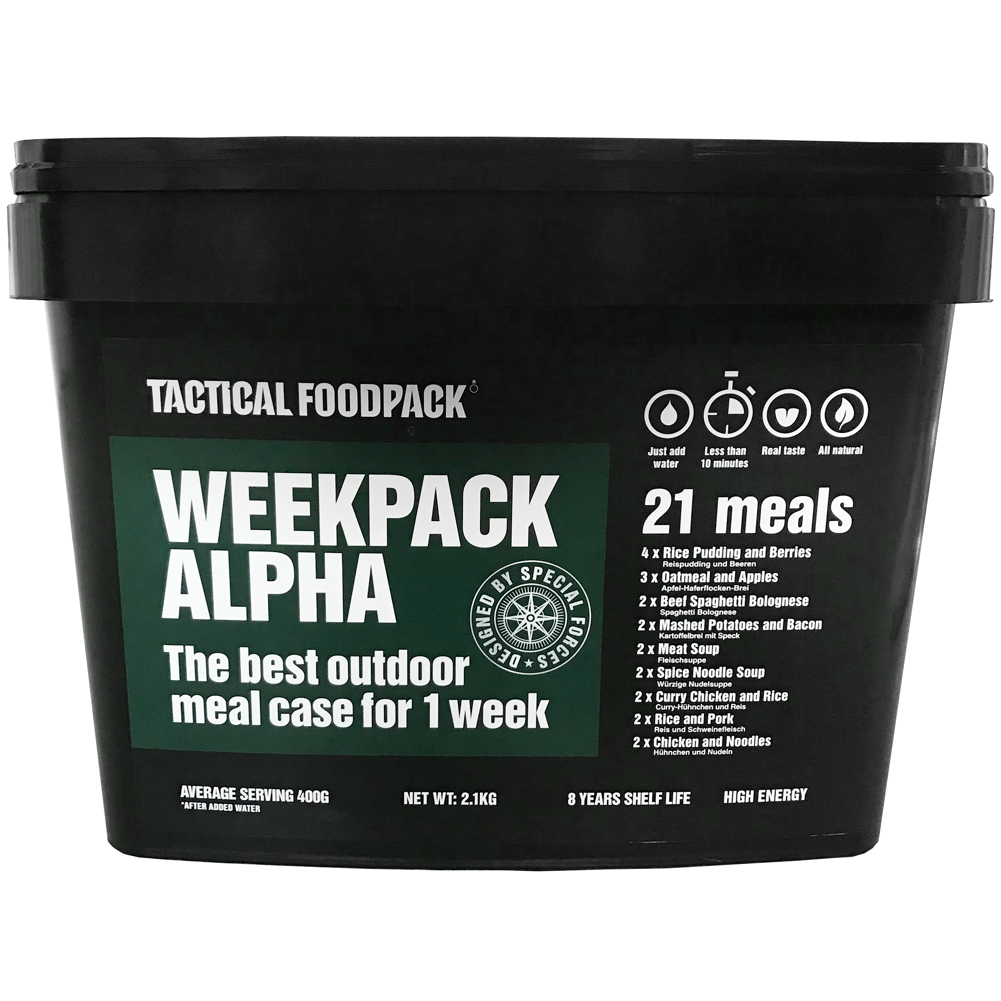 Tactical Food Weekpack Alpha 2080g