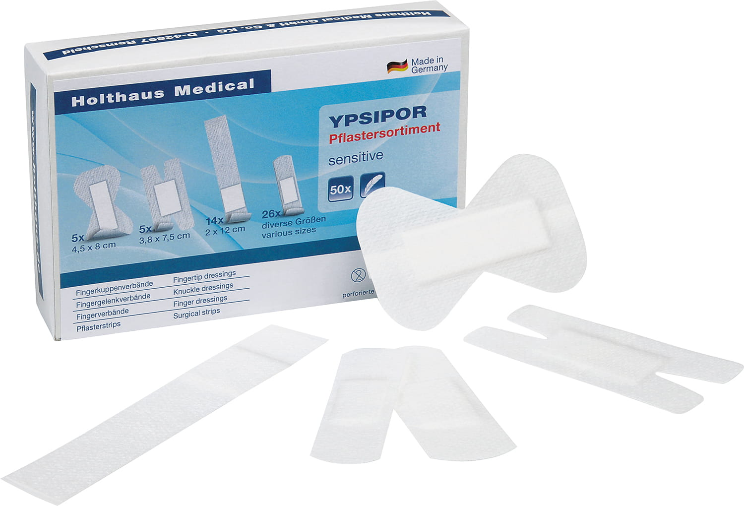 YPSIPOR Pflastersortiment sensitive 50 Stk YPSIPOR Pflastersortiment sensitive 50 Stk